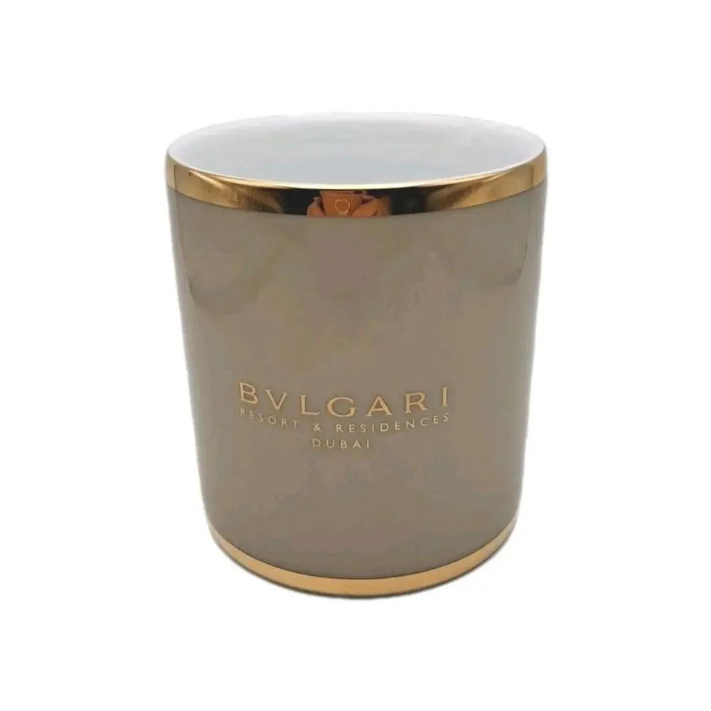 BVLGARI Dubai Resort Ceramic Toothbrush Holder Tumbler Cup Luxury Bathroom Decor